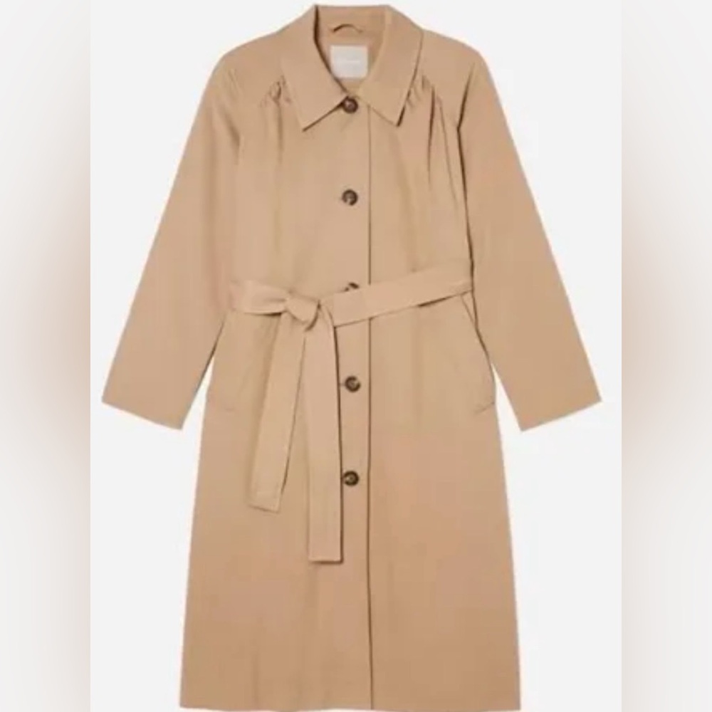 Everlane Beige Outerwear with Belt